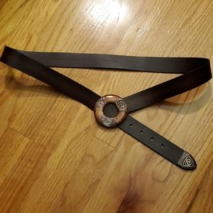 Chico's Genuine Cowhide Leather Belt Sz Large